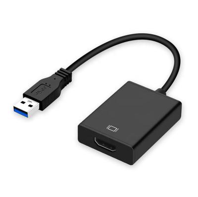 China Hot Selling USB 3.0 A to External USB HDTV Port Converter High Speed ​​Cable Graphics Adapter for LCD TV AY90 for sale