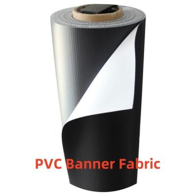 China Black/White PVC Blockout Flex Banner for Digital Printing for sale