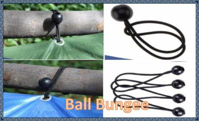 China Ball Bungee Cord  Toggle Elastic Loop Tarp Die Down  For Tarpaulin Use for sale