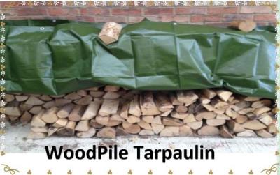 China FireWood Tarp  /WoodPile Tarpaulin Cover/ Plastic Tarpaulin For Firewood for sale