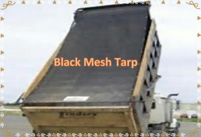 China Black Mesh Tarp /  Mesh  Truck Tarps  /Traier  Mesh Tarp for sale