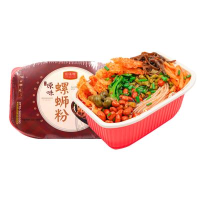 China Fast Food China Cheap Self-heating Hot Pot Vegetarian Instant Hot Pot River Snails Rice Noodle for sale