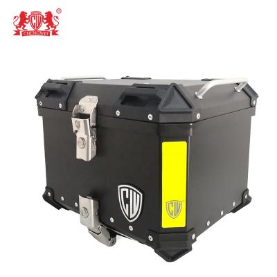 China 40L C3-40BK CHENGWEI Motorcycle Aluminum Top Case Top Box With Quick Frame / Aluminum Pannier for sale