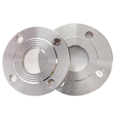 China 5 Inch Standard Sanitary Stainless Steel 304 316L ASTM Stainless Steel Forged Threaded Drainage Pipe Fittings Flange for sale