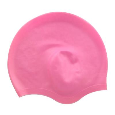 China High Quality 100% Silicone Customized Swim Cap Swim Cap Custom Logo Printed Waterproof Hearing Protection Swim Cap for sale