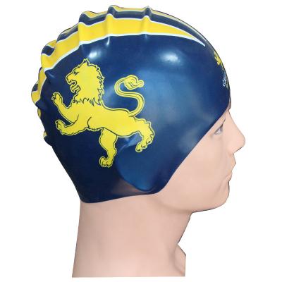 China High Quality Seamless Printing 100% Waterproof Swim Cap Silicone Swimming Cap Swim Cap Swim Cap for sale