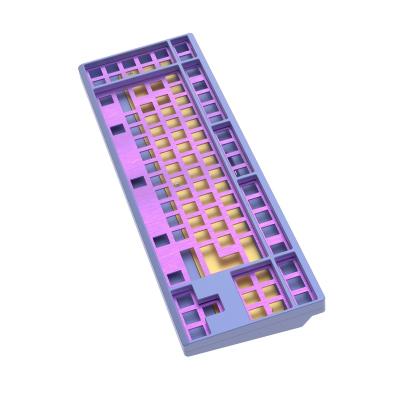 China OEM Customized Machining Aluminum Case//Plate/Weight/Top/Bottom Aluminum Mechanical Keyboard CNC Gaming Keyboard Case for sale