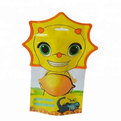 China Security Hole Top Plastic OEM Euro Customized Drinks Packing Fruit Shaped Bag for sale