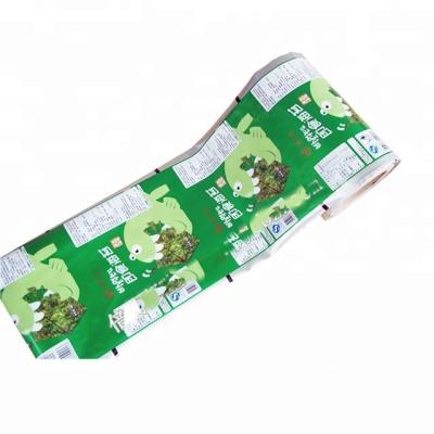 China Safety Food Grade Moisture Proof Tea Wrapping Aluminum Foil Laminated Roll Film for sale