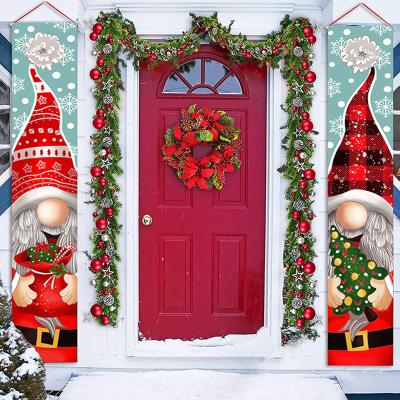 China Outdoor Household Merry Christmas Decorations for Home Rustic Christmas Banners for Front Door Living Room Kitchen Indoor Outdoor Wall Party for sale