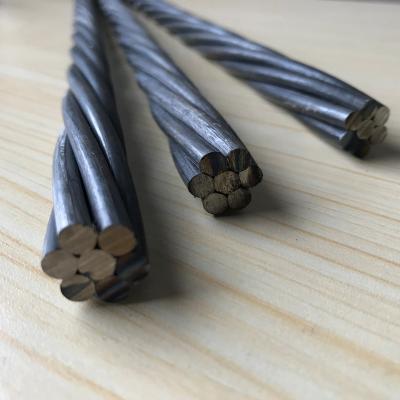 China Prestressed Concrete Construction 12.70mm Steel Strand ASTM A416 for sale