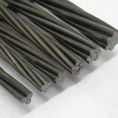 China Construction 12.7mm Astm a416 Standard Tension PC Steel Post Strand For Bridge Construction for sale