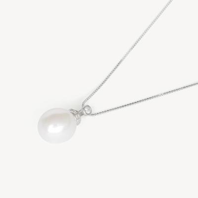 China Classic SEASON'S CARE Luxury S925 Sterling Silver Natural Pearl Necklace For Women for sale