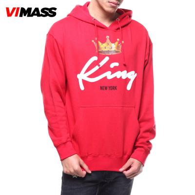 China Anti-shrink custom logo printed OEM blank custom logo hoodies men's plain hoodies men for sale