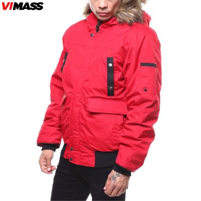 China Anti-Wrinkle Customizing Casual Men's Medium To Outwear Long Hooded Cotton Winter Coat From China Supplier for sale