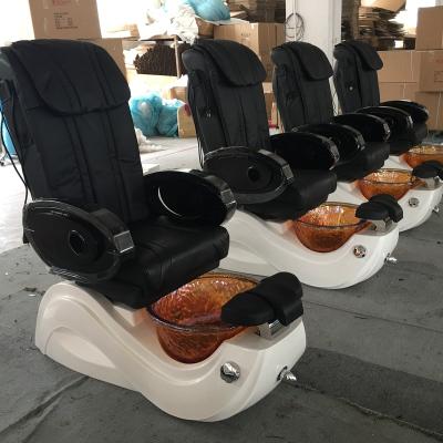 China Modern luxury goods hot sale whirlpool massage pedicure spa massage pipleless chair for nail salon for sale