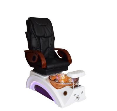 China Modern luxury durable no massage pedicure plumbing chair/luxury pedicure spa massage chair for nail salon for sale