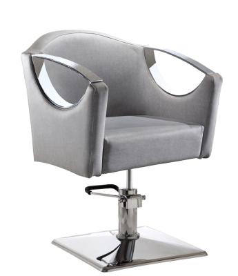 China Modern new arrivals popular stainless steel armrest salon barber chair for hairdresser for sale