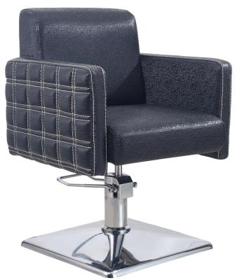 China Customized Modern Color Black And Gold Barber Chair Hair Salon Furniture For Sale for sale