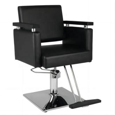 China hot sale modern hydraulic pump barber chair/modern barber shop chair with synthetic leather for sale