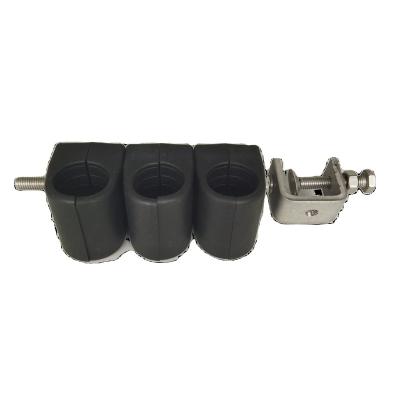 China Weatherproof Conductor Clamp with 3 Conductors Easy-to-fit 7/8 22 mm Dia 13130 for sale