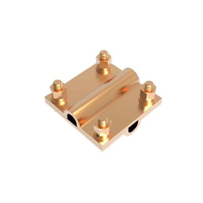 China Cross Wire Clip For Melting Brass OEM ODM On Telecom Site With Various Wire Size 35-50 Square Milimeters 35-50 Squre Mm for sale