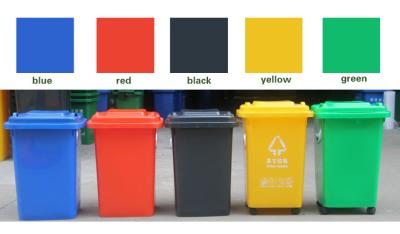 China Sustainable Eco - Friendly Mobile Recycle Bin / Garbage Container for sale