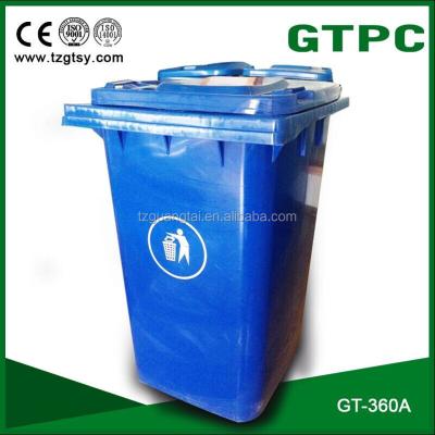 China Sustainable Industrial Waste Container / Plastic Waste Bin 360L for sale