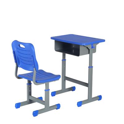 China Style Modern Single Height School Plastic High Quality Desk And Chair for sale