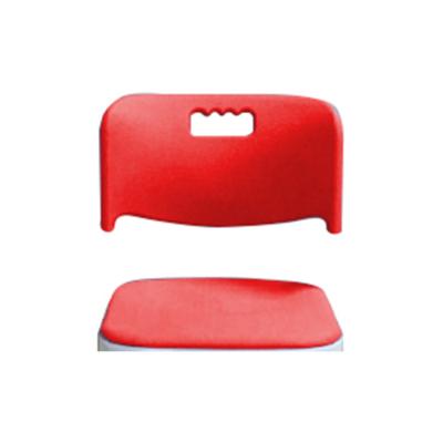 China Strong High Quality Red Chair Seats And Backrest For School Furniture for sale