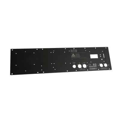 China Professional Aluminum CNC Aluminum Panel With Black Anodize And Laser Engravings for sale