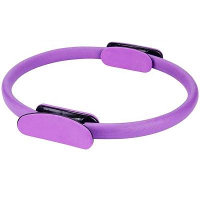 China Fiberglass+pp+rubber Customized Pilates Ring/Magic Home Workout Fitness Circle/15 Inch Resistance Rings Exercise Yoga for sale