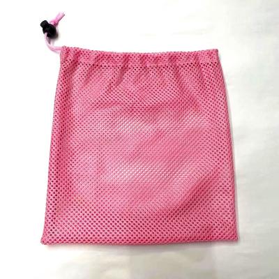 China Carry Bag For Bands Custom Logo Pink Carry Bag Pink Mesh Bag, Carry Bag For Packing Resistance Band for sale