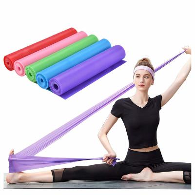 China Yoga Exercise Non-latex Resistance Bands Set Elastic Bands For Exercise Strength Training Physiotherapy Bands for sale