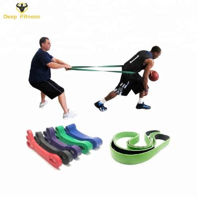 China 100% Natural Latex 100% Latex Sets Exercise Stretch Latex Gym Fitness Pull Up Gym Resistance Band Set for sale