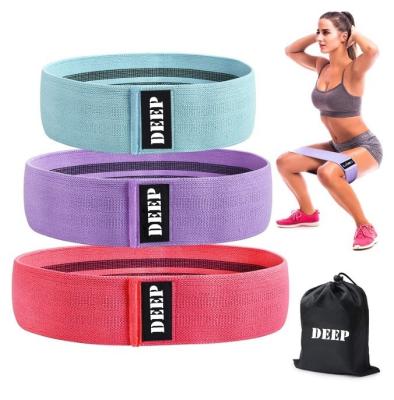 China Best Durable Selling Hot Customized Printed Resistance Exercise Bands/Band Booty Bands/Fabric Hip Circle for sale