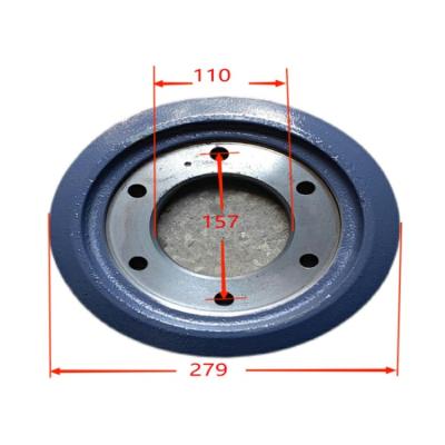 China Wholesale Agricultural Mahinery Rice Combine Harvester Parts Guide Wheel 5T072-2389-0 For DC70 Kubota for sale