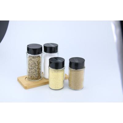 China Viable Custom High Quality Unique Transparent Containers 100ml Glass Bottle Spice Jars for sale