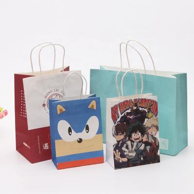 China Recyclable Economic Custom Design Logo Printed Recyclable Ivory Board Food Tissue Paper Bag for sale