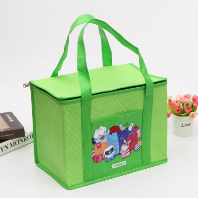 China Waterproof Low Price Guaranteed Quality Lunch Insulation Bags Flat Ice Cube Chest Folding Cooler Shopping Bag for sale