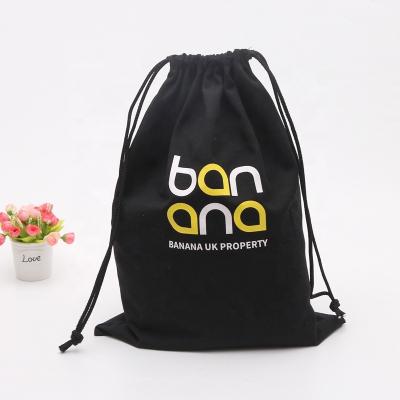 China Recycled Customized Promotion Cotton Drawstring Canvas Cheap Bag / Polyester Drawstring Bag for sale