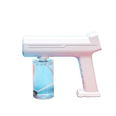 China Garden Spray 2021 Spray Gun Handheld Electric Nano Blue Ray Atomizer Disinfection Sprayer Household Disinfection Tools for sale