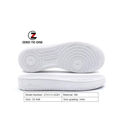 China Non Slip Casual Soles For Rubber Materials Sport Running Shoes Equip Sole Flat Clear Chunky Shoe Outsole for sale