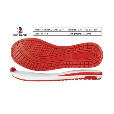 China Eva Tpr Rubber Products Direct-Sale Promotional Kids Abrasion Eva Rubber Shoe Soles Tpr Sport Single Sole for sale