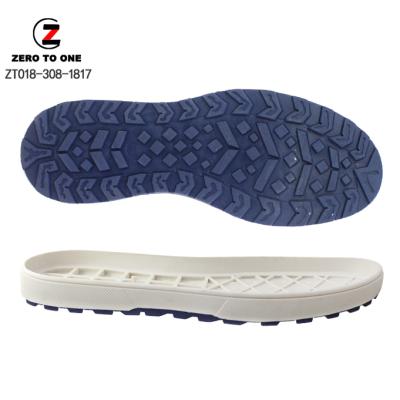 China Causal TPR Two Color Sports Shoes Sole For Leisure Shoe Making for sale