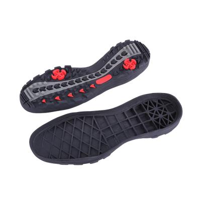 China Non Slip Professional Customized Design No Studs EVA Rubber Training Sneaker Outsole Outdoor Golf Shoes for sale