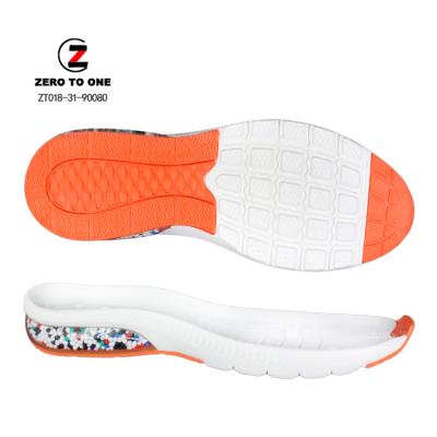 China Wholesale Soft Sneaker Running Shoes EVA Rubber TPU Air Bubble Outsoles Air Cushion Sole for sale