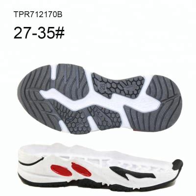 China Comfortable Kids Sports Shoes Color Design TPR Double Sole In China for sale