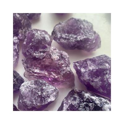 China High Quality Natural Small Gemstone Amethyst Ore Loose Rough Stone Crystal Raw From Africa for sale