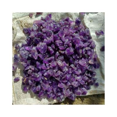 China Wholesale Natural Amethyst Crystal Gemstone Chips Africa Rock Crystal Healing Stones for sale